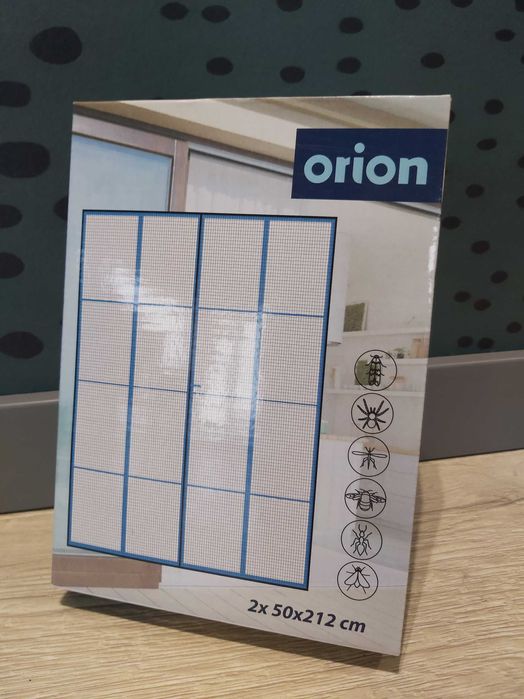 Moskitiera Orion, 2x50x212, magnesy, docięcie na wymiar,okazja.