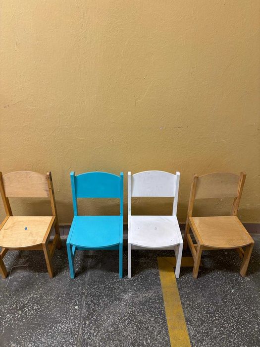 Stoliczki i krzesełka drewniane, dla dziecka