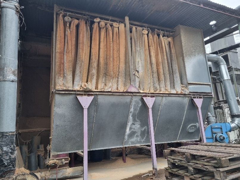 Odciąg trocin wyciąg filtr lakiernia