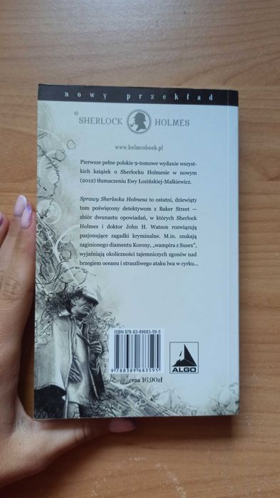 "Sprawy Sherlocka Holmesa" Arthur Conan Doyle
