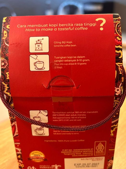 WoCa Kopi Luwak Kawa Premium 100 gram - idealny prezent na  święta.