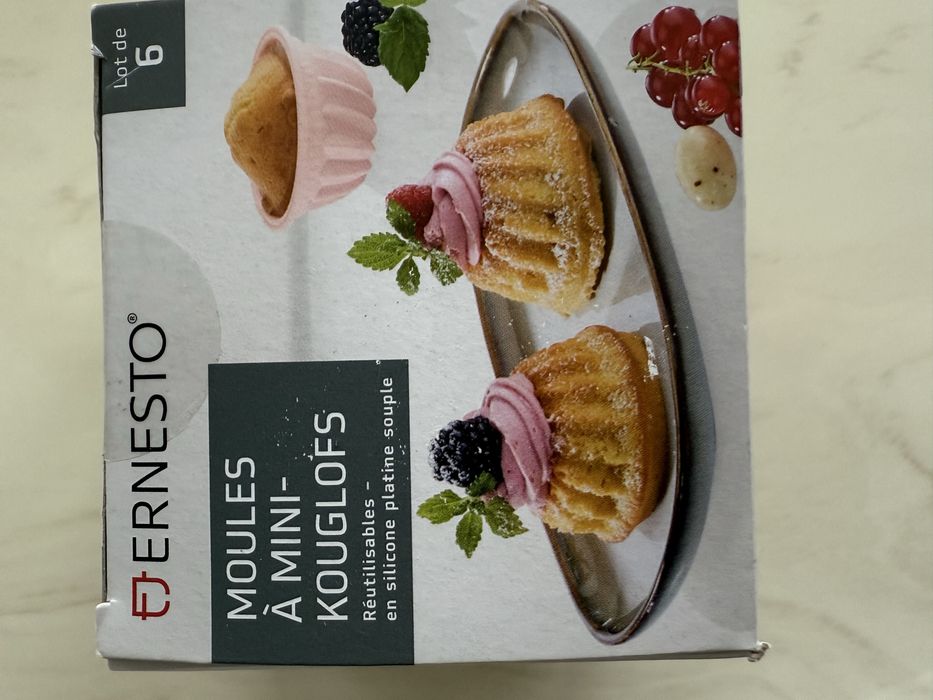 Форми силіконові для кексів 6 шт