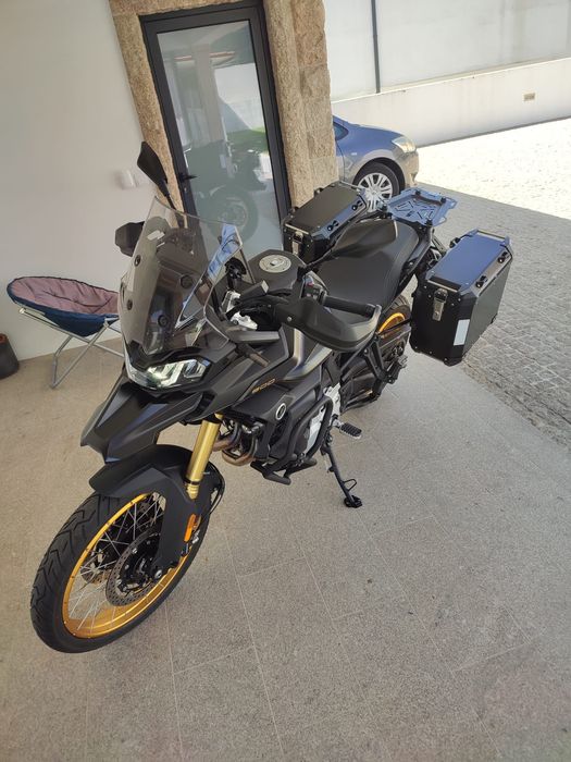 (NOVO) Malas Laterais + Top Case Alumínio/Pretas Voge 900 DSX