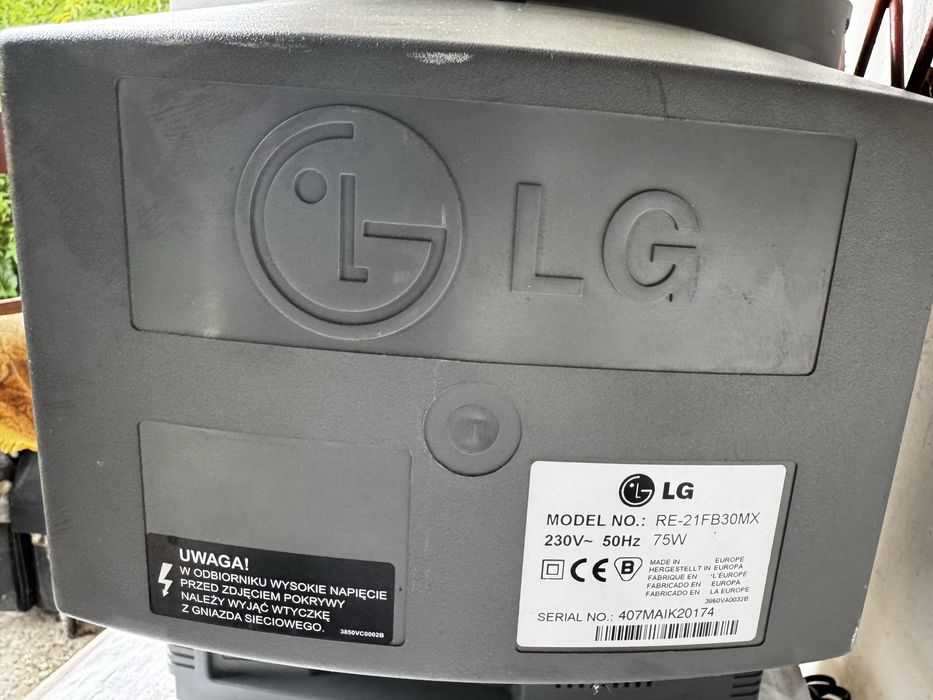 Telewizor LG Flatron 21 cali kineskop plaski