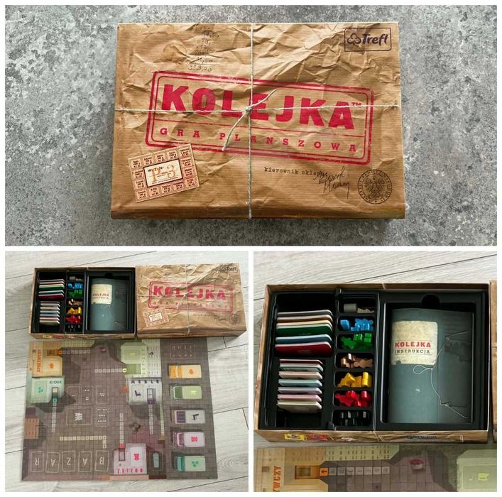 Gra planszowa "Kolejka"