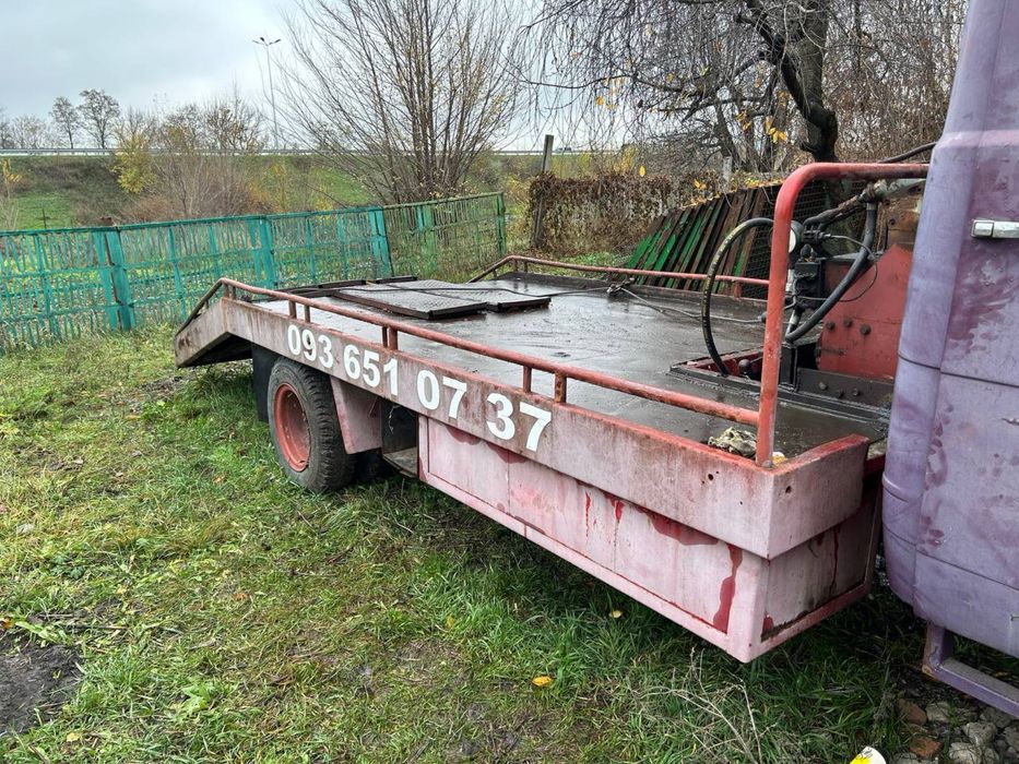 Гидравлическая лебедка и платформа