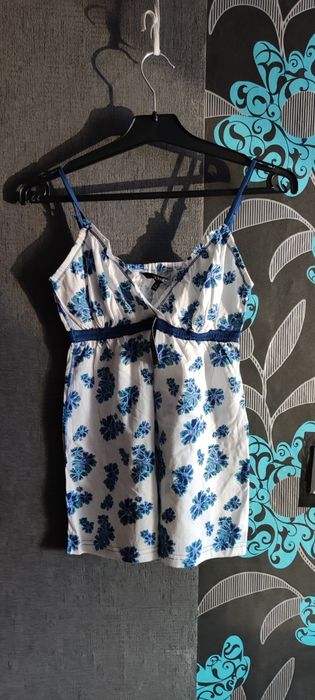 Bluzeczka rozkloszowana  kwiatuszki , Nowa , Dunnes