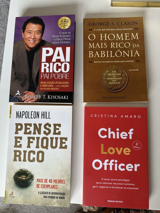 4 livros finanças/ mindset