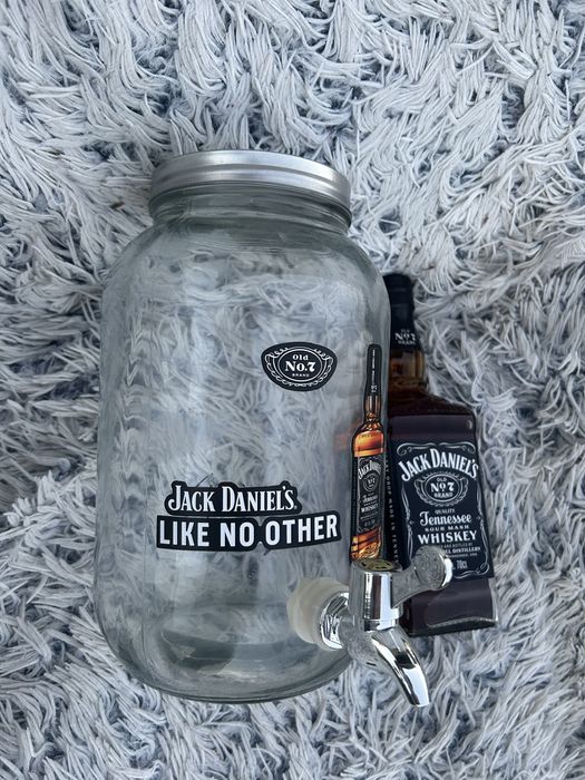Jack Daniels pusty słoik z oryginalnym nalewakiem 3 litry polecam