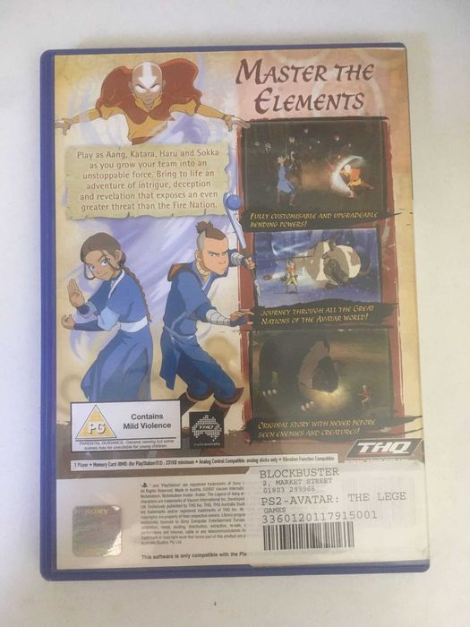 PS2 - Avatar The Legend Of Aang