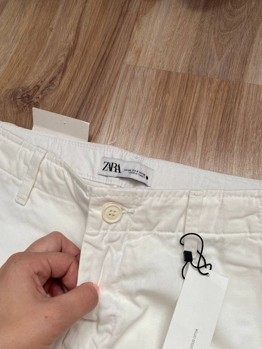 Білі штани Zara жіночі