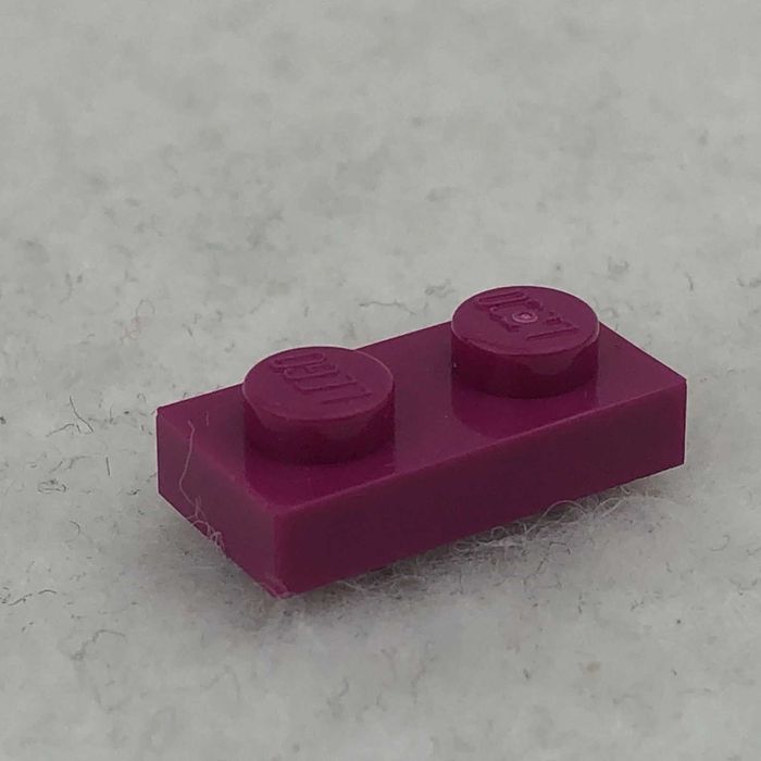 LEGO płytka 1x2 Magenta 4623160 6020605 6103415 3023