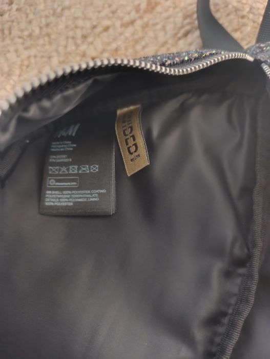 Nerka torebka saszetka błyszcząca H&M nowa czarna