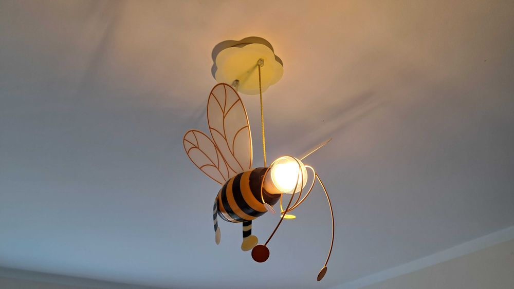 Żyrandol dziecięcy - pszczółka