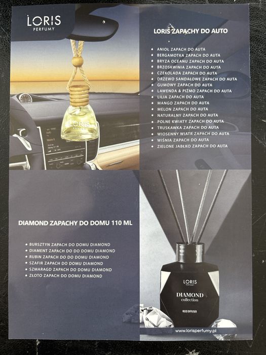 Loris zapach samochodowy do auta  10 ml