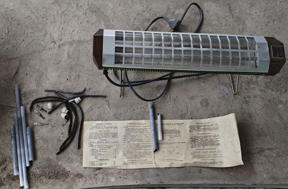 Электрокамин из тех времен