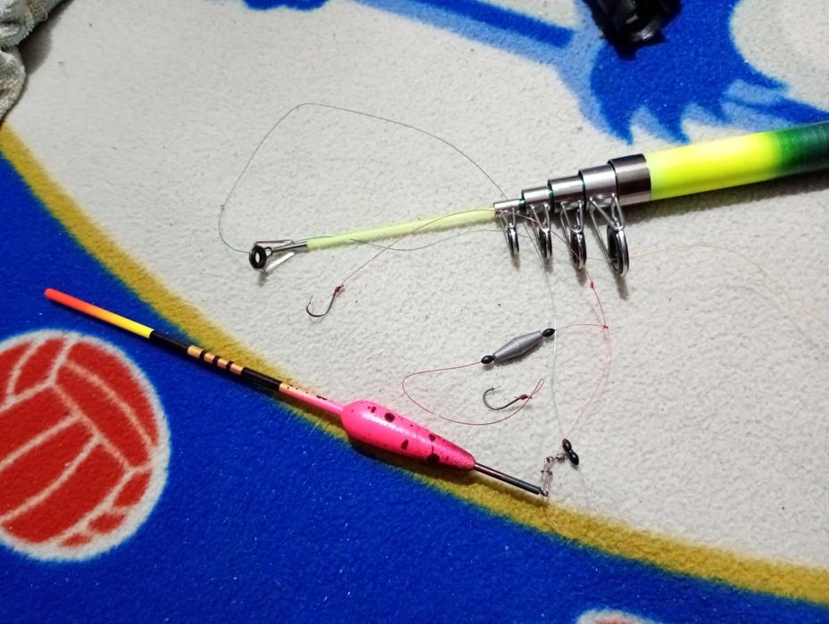 Спининг в сборе на карася.