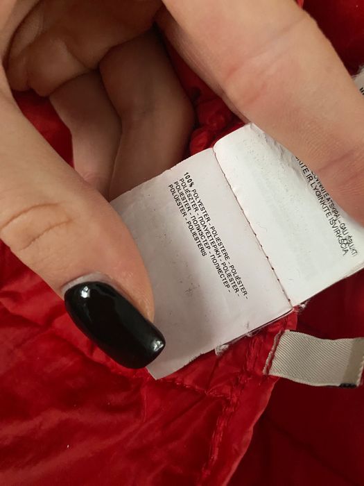 czerwona kurtka puchowa Napapijri