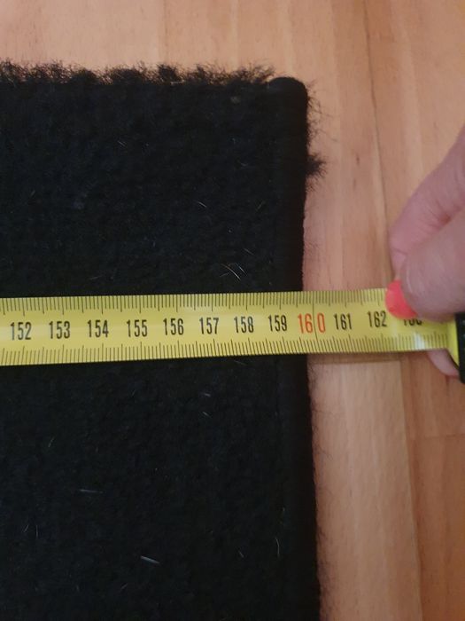 Tapete preto e branco