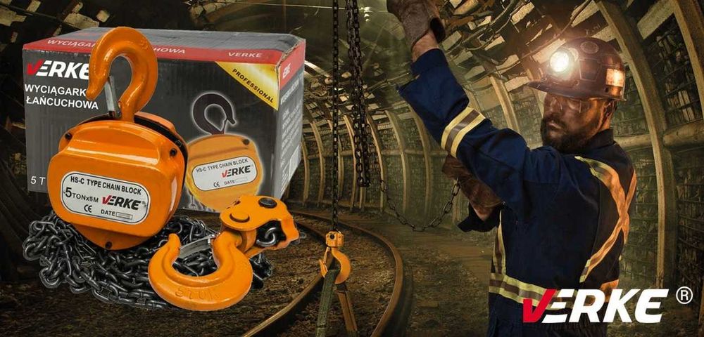 WCIĄGARKA WYCIĄGARKA Wciągnik Silnika Łańcuchowa Wciągnik Ręczna 5T