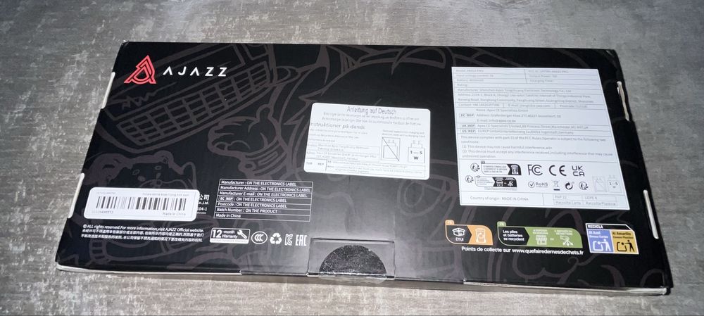 Механічна клавіатура AJAZZ AK820 PRO  білого кольору