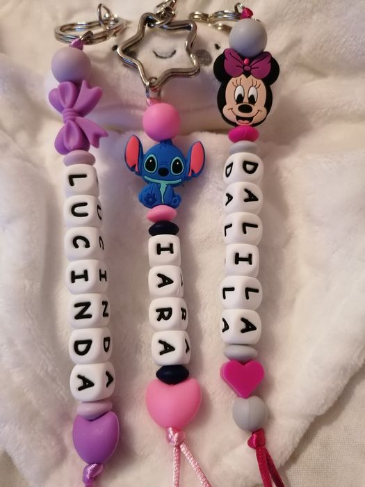 Prendedores de chucha, mordedores personalizados em silicone alimentar