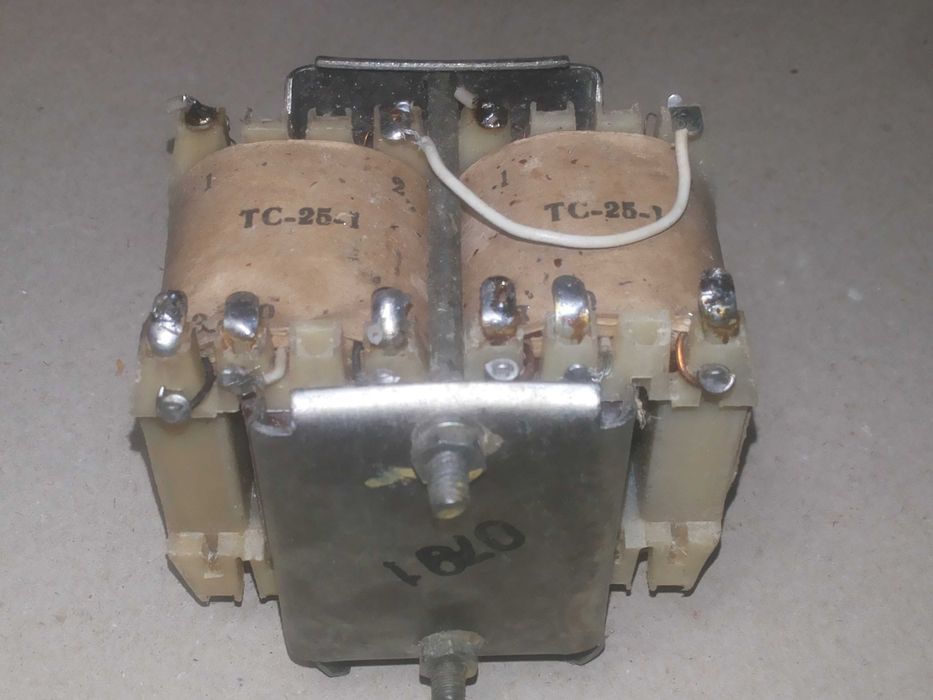 Трансформатор ТС-25 ТС-10 напряжение 9 в + 9 пр-ва СССР