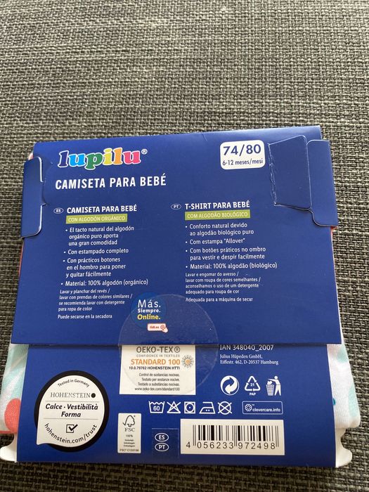 T-shirt floral 6/12M lupilu