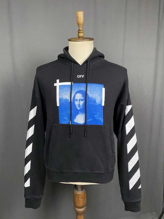Худі Off-White Auth Mona Lisa Big Logo Men's Black Hoodie