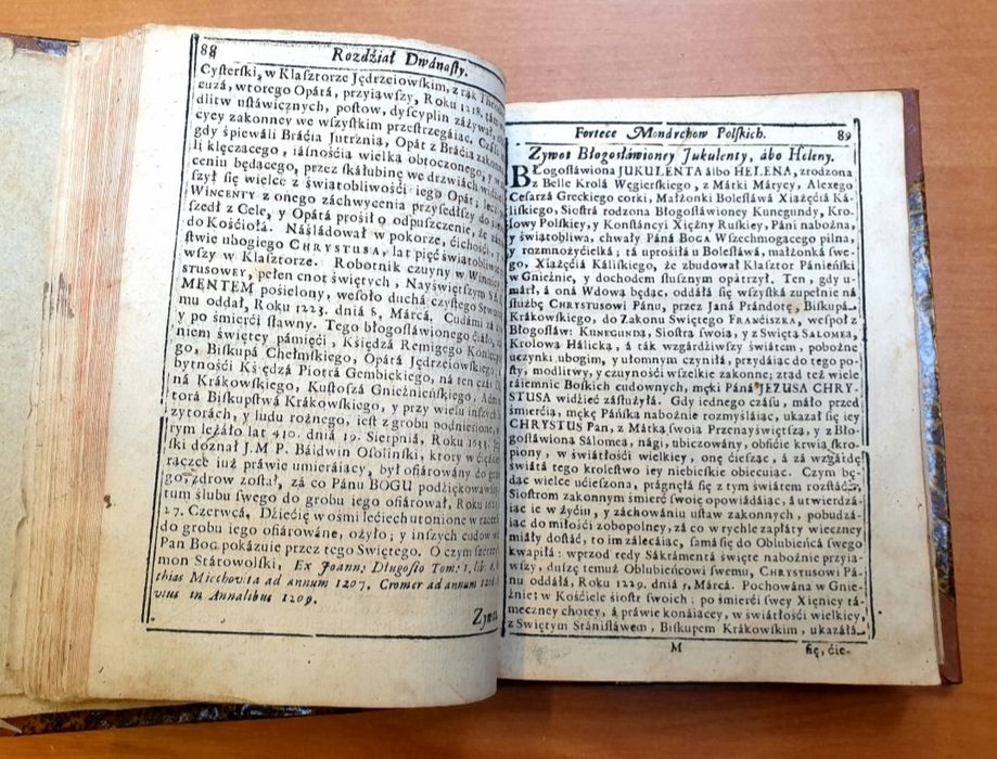 Pruszcz - Forteca Monarchów, starodruk 1737, super stan