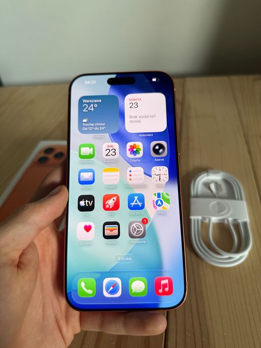 NOWY iPhone 17 Pro Max Pomarańczowy