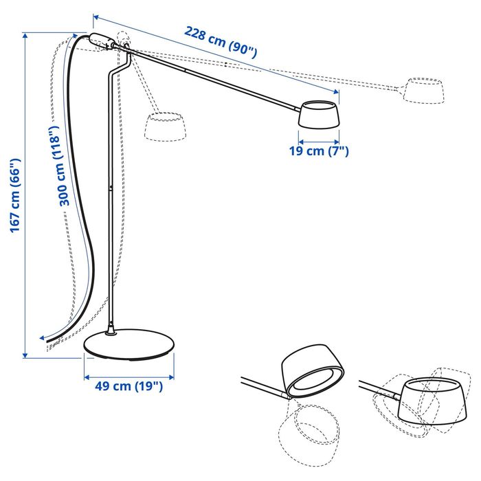 Candeeiro Ikea VAGHÖJD