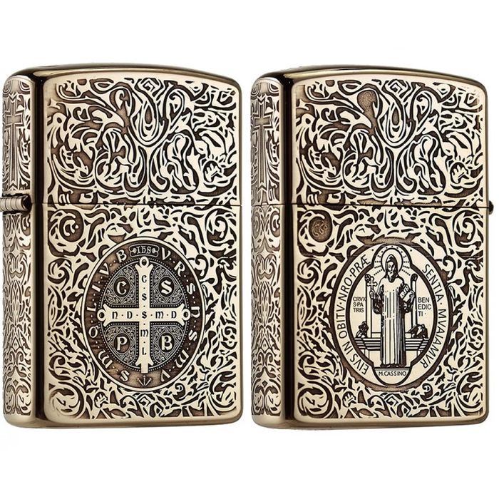 Зажигалка Святого Бенедикта, запальничка Constantine, супер подарок