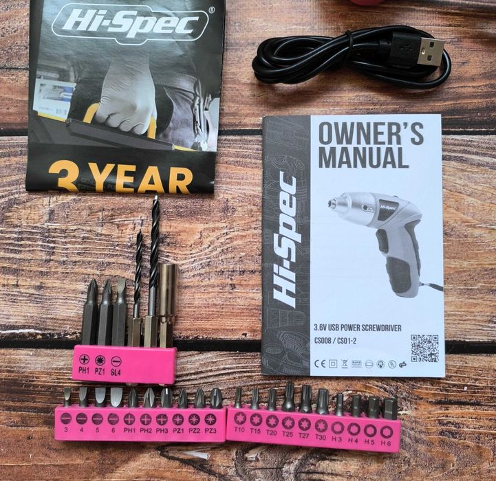 Wkrętarka akumulatorowa w kolorze różowym