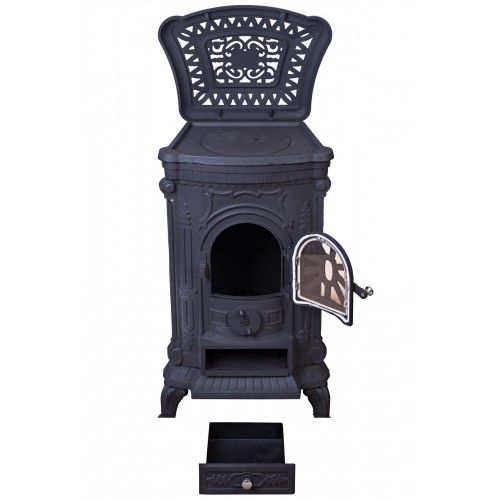 Повністю чавунна піч Ingrid | Буржуйка | Камін | Чугунная печь | Камин