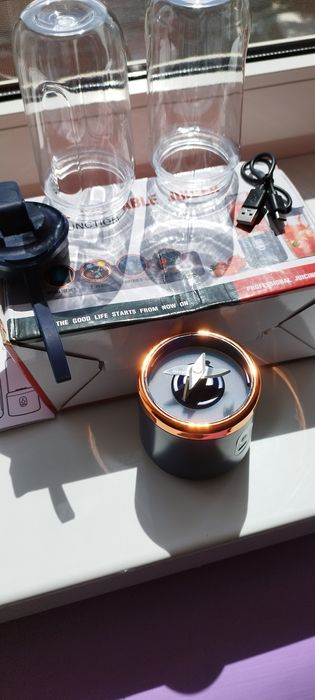 Безпровідний блендер UsB (Двокубковий дизайн)