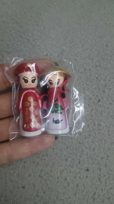 Nowy magnes z Wietnamu, stoje tradycyjne, para wietnamska