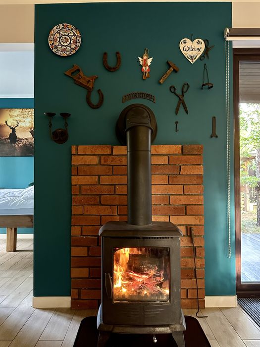 Domek Mała Cegielnia-sauna, balia z bąbelkami, rzutnik