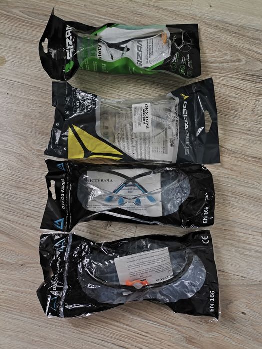 Робочі рукавиці комбіновані окуляри захисні