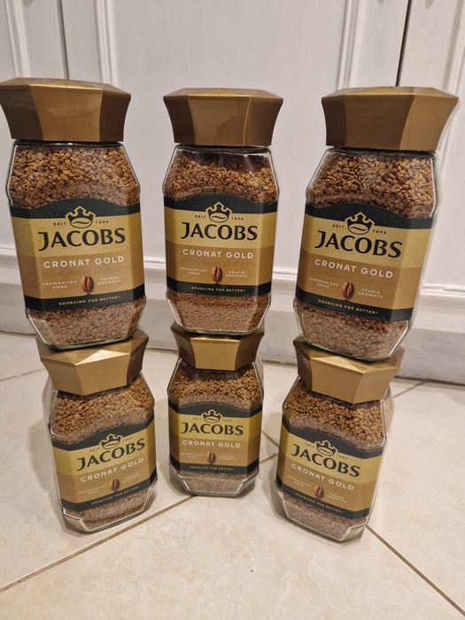 Jacobs Cronat Gold 6 słoików kawy rozpuszczalnej