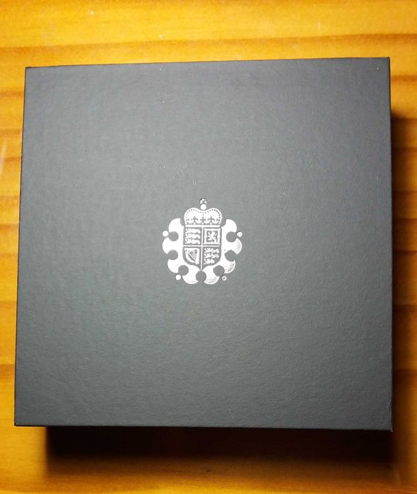 5 libras, 0,925 prata proof 95° aniversário Isabel II