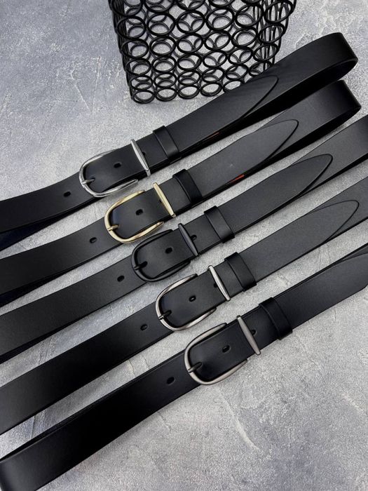 Ремень женский кожаный черный - опт, розница / ремінь жіночий шкіряний