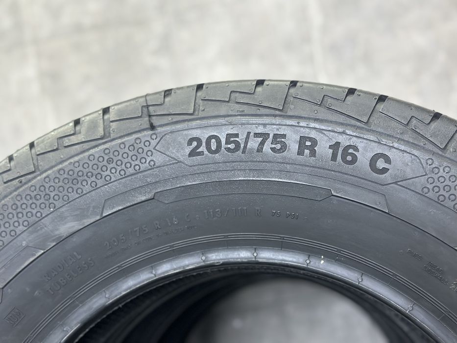 Нові шини Continental ContiVanContact 100 205/75 R16C WV Crafter