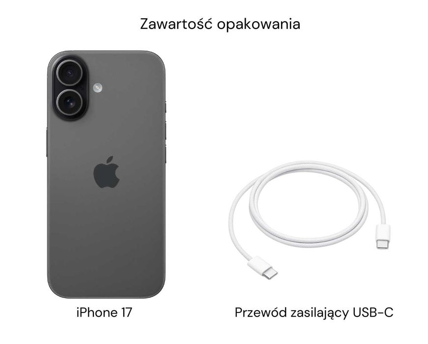 iPhone 17 256GB Czarny Black 4000zł Żelazna 89