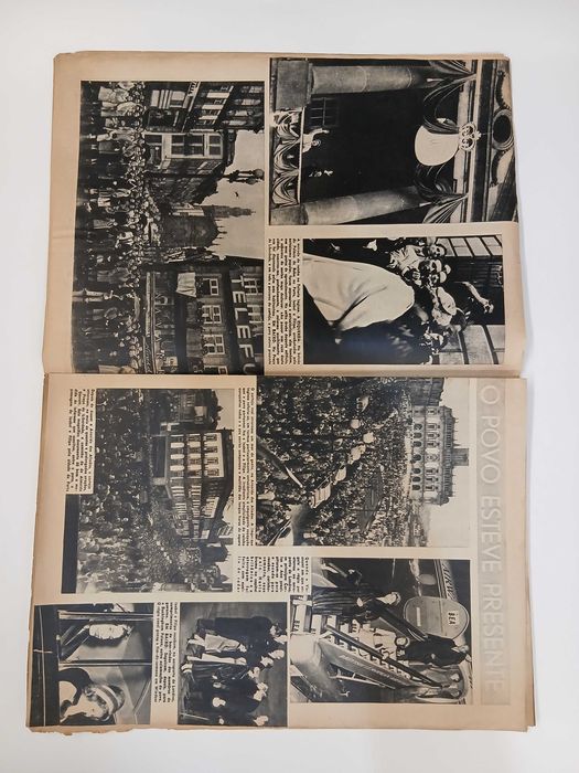 O século ilustrado rainha isabel em portugal porto 1957 raro