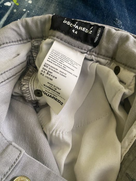 slim fit dsquared2 only blue