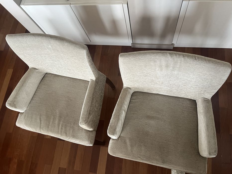 2x Cadeirao poltrona sofa em tecido