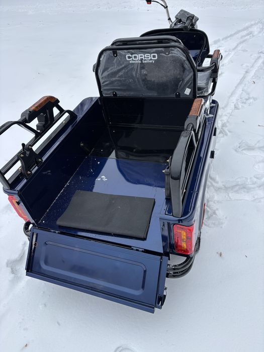 Трицикл Corso Hardy 1200w 60v 38Ah. Трайк. Мурашка.: 46 100 грн