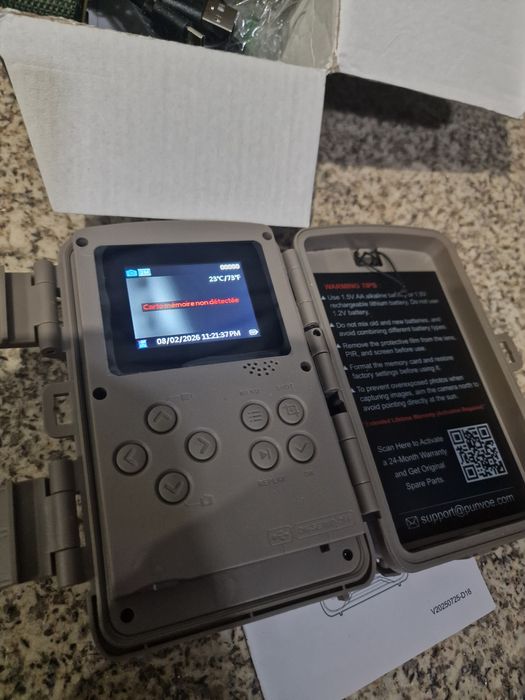 câmara de trilha apresenta capacidades Wi-Fi para fácil conectividade