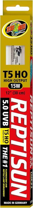 Zoo Med Reptisun 5.0 T5 lampa UVB 15 W oświetlenie terrarium ReptiSun